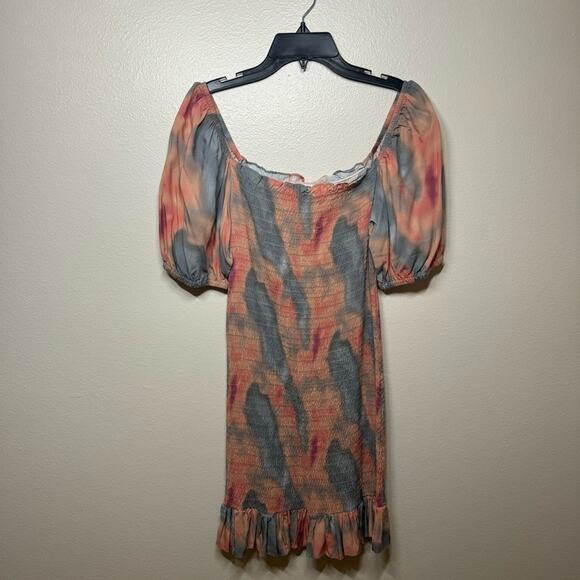 NWT BB DAKOTA/Steve Madden Ode to You Mini Dress Tie-Dye Women Size Small - Picture 3 of 8